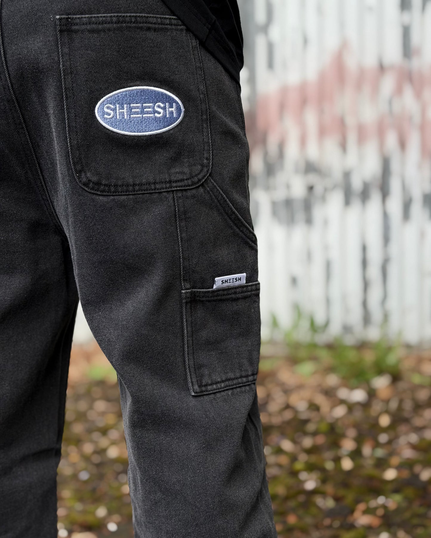 SHEESH STEeZE BAGGY PANTS I BLACK - LIMITED STEeZE DROP #02