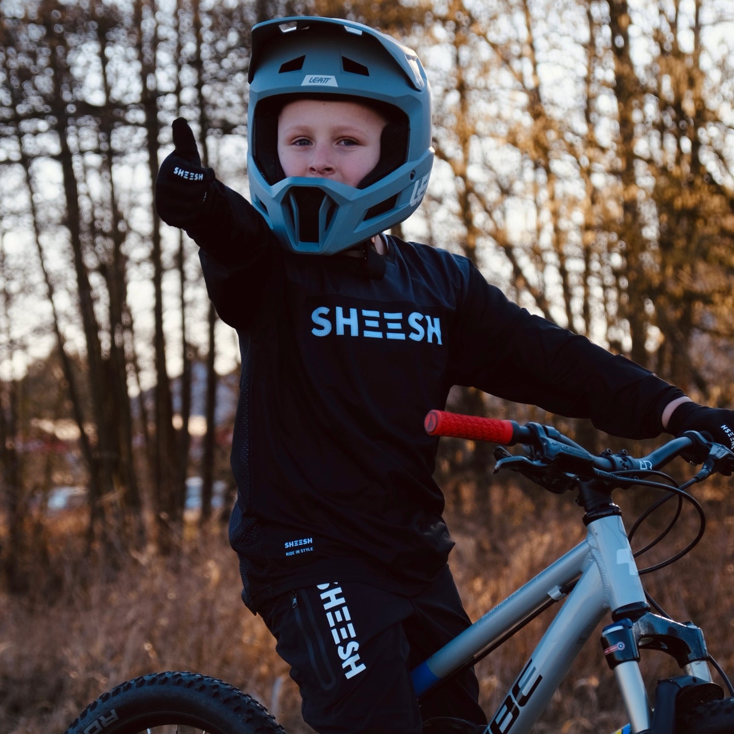 SHEESH KIDS 80's Partylaps Gloves Blackbeauty