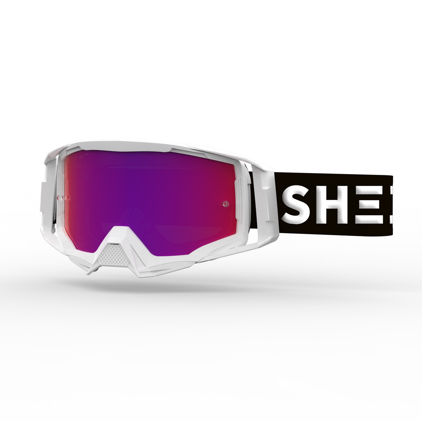 SHEESH 80's Hurricane Goggle Powderwhite-Pink