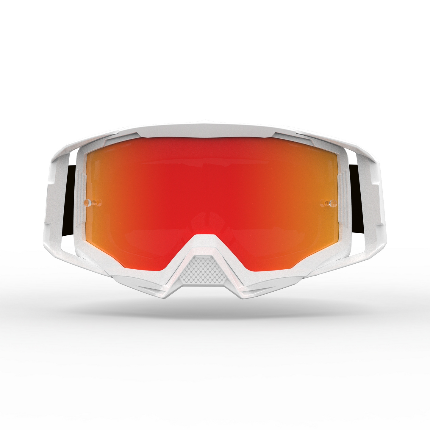SHEESH 80's Hurricane Goggle Powderwhite-Orange