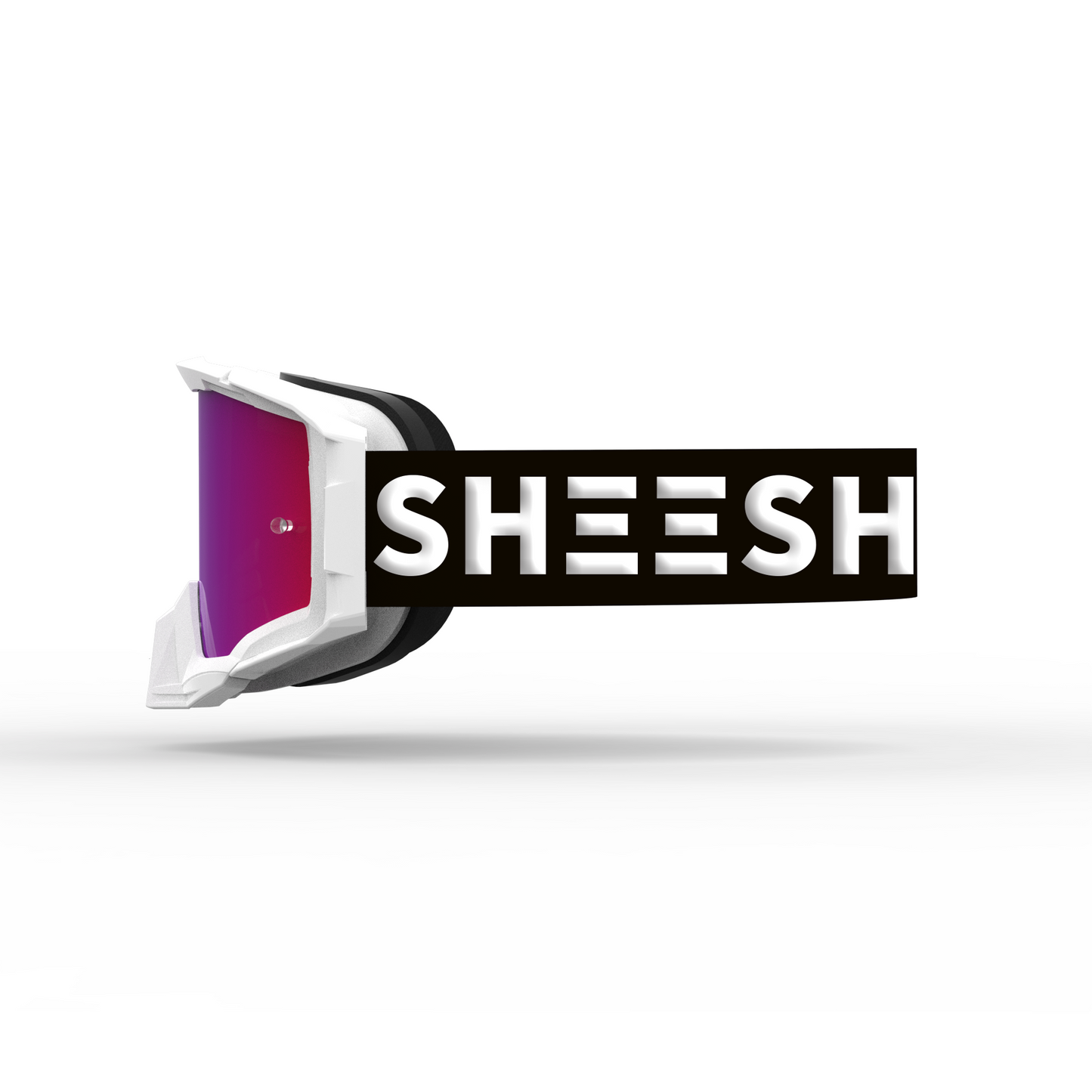 SHEESH 80's Hurricane Goggle Powderwhite-Pink