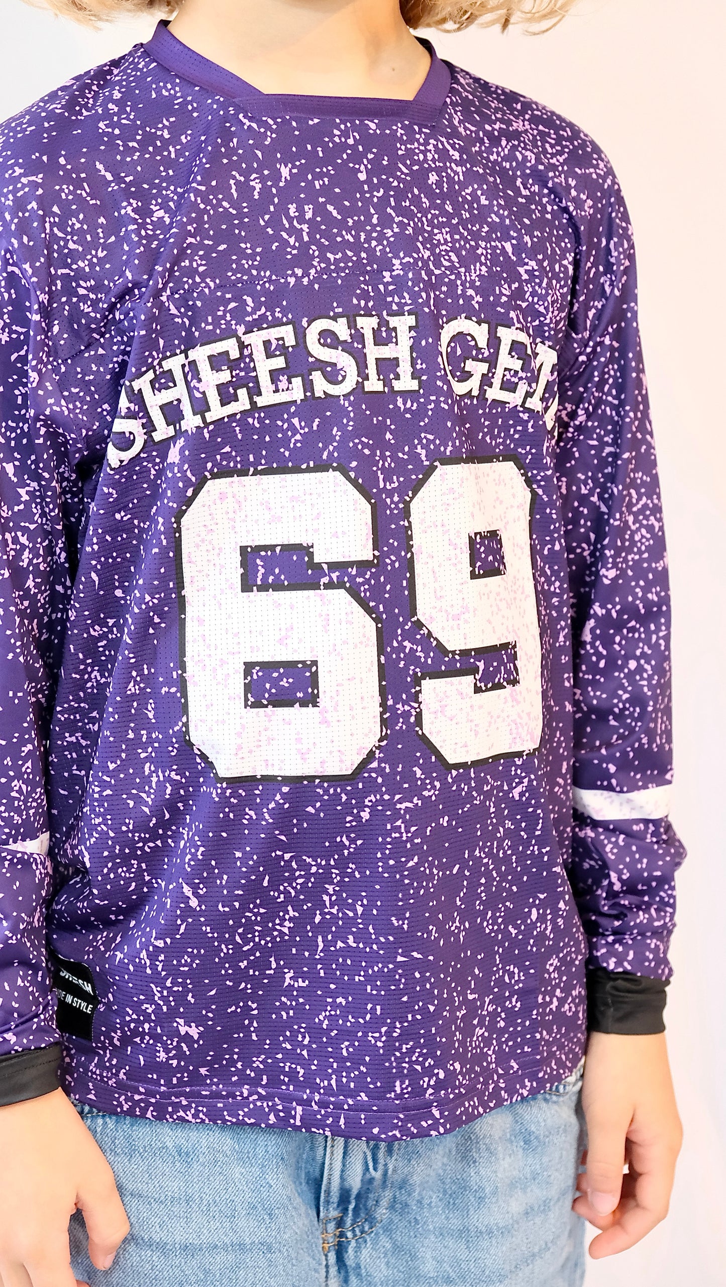 SHEESH KIDS 69er Partylaps Jersey PurpleHaze