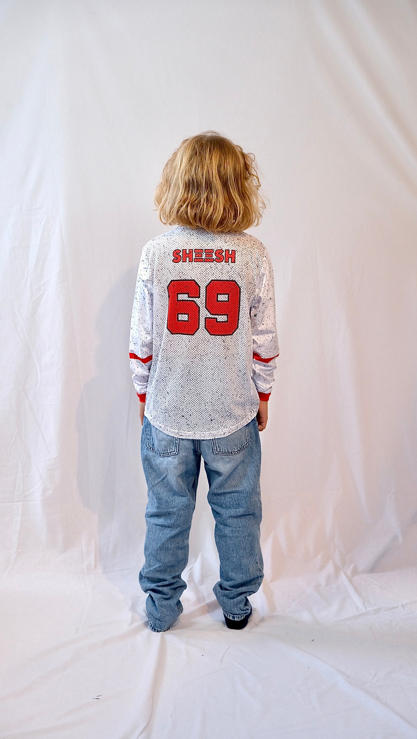 SHEESH KIDS 69er Partylaps Jersey BloodWhite