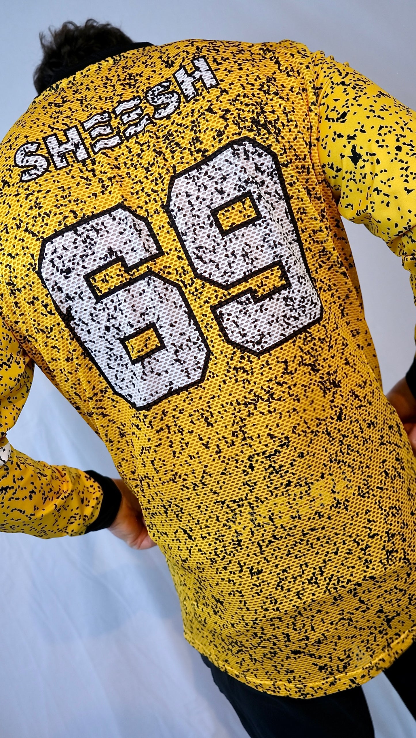 SHEESH 69er Partylaps Jersey Black&Yellow