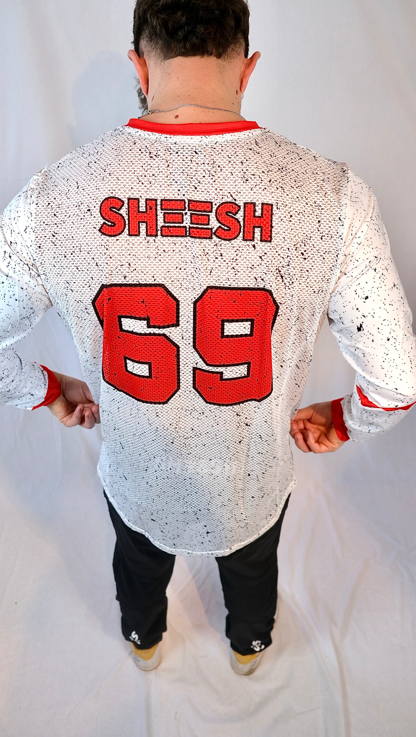 SHEESH 69er Partylaps Jersey BloodWhite