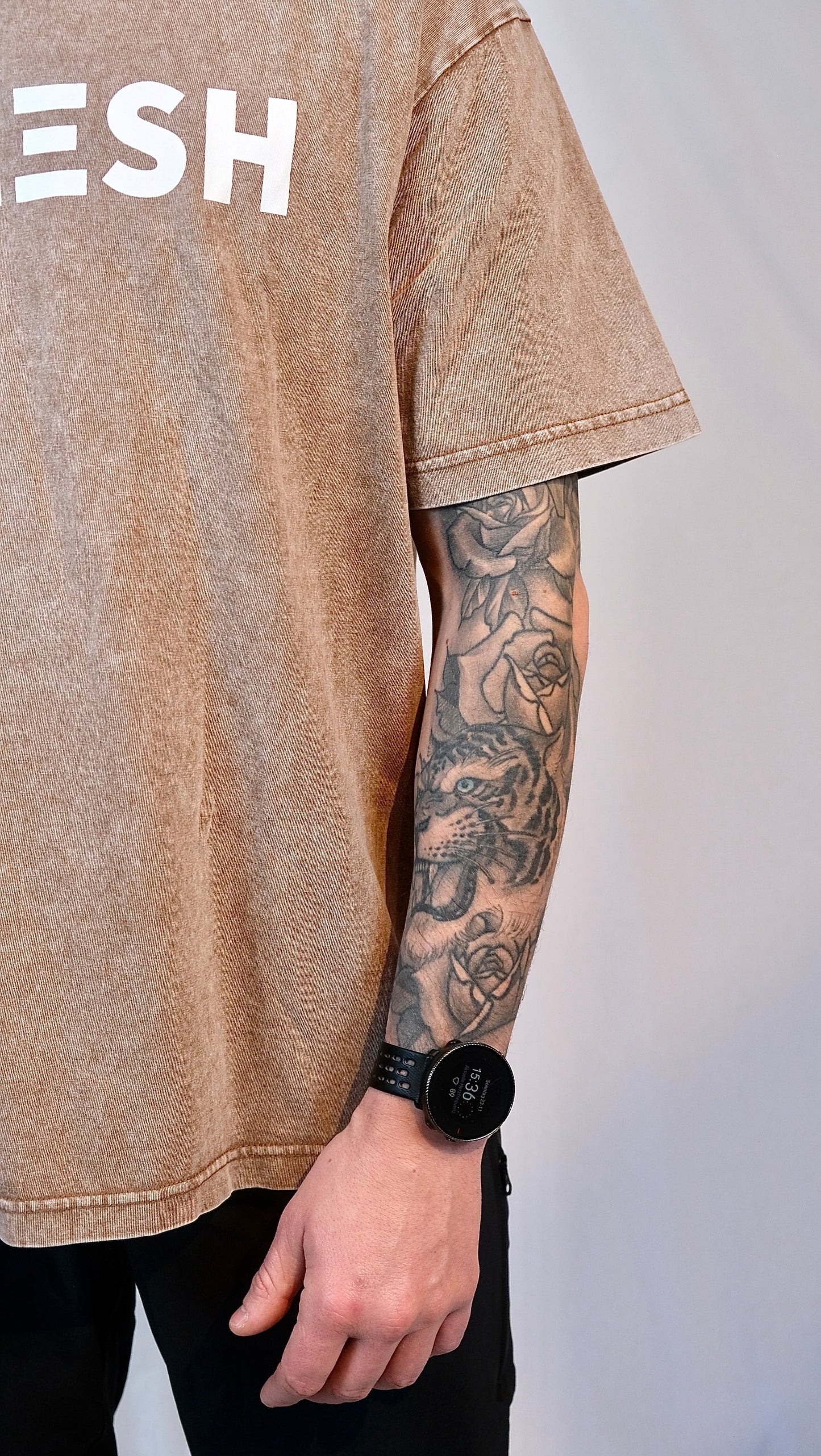 SHEESH FADE T-SHIRT Brown