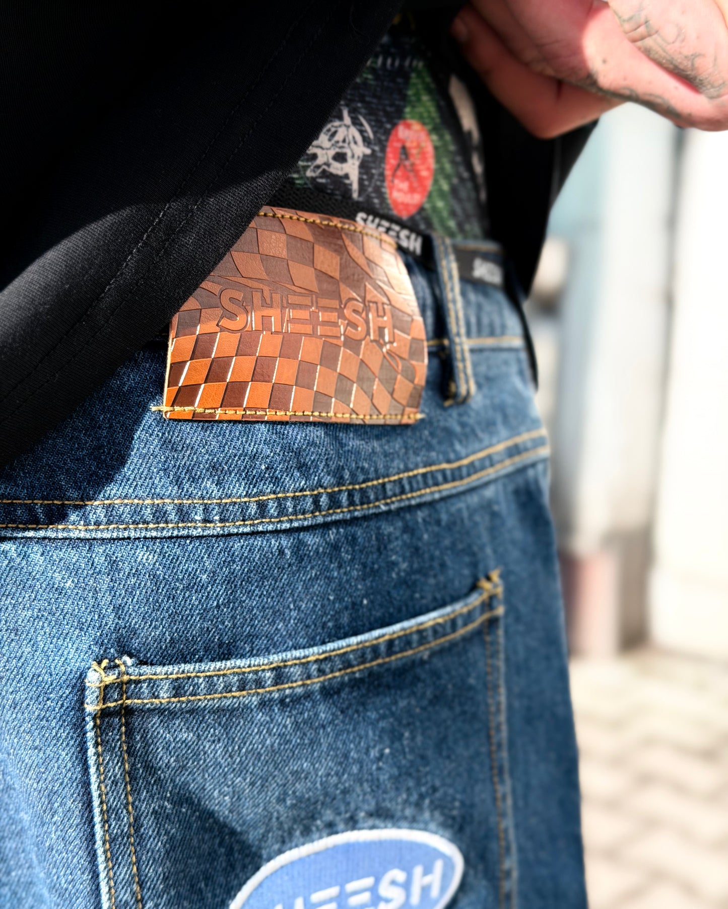 SHEESH STEeZE BAGGY PANTS - DARKBLUE