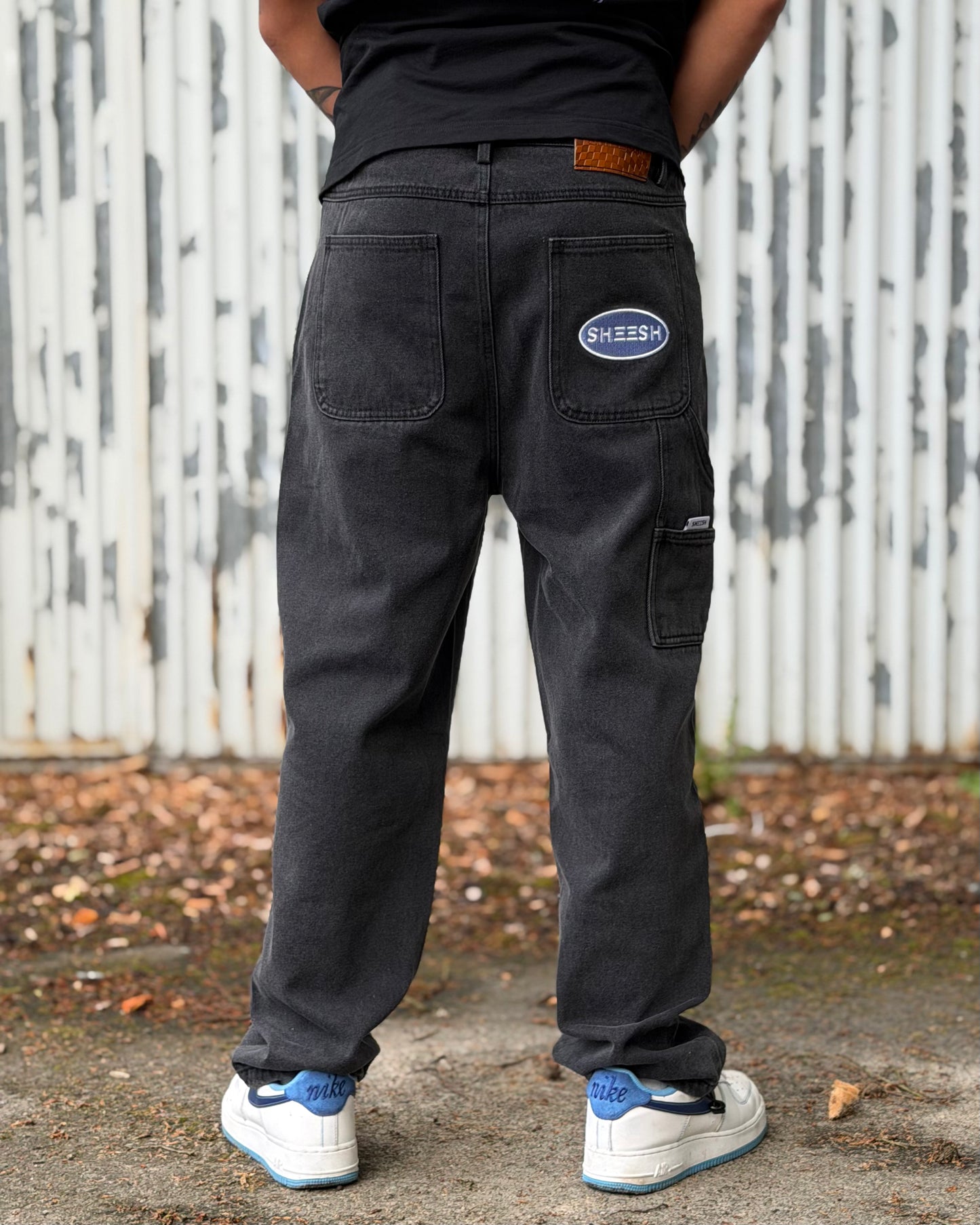 SHEESH STEeZE BAGGY PANTS I BLACK - LIMITED STEeZE DROP #02
