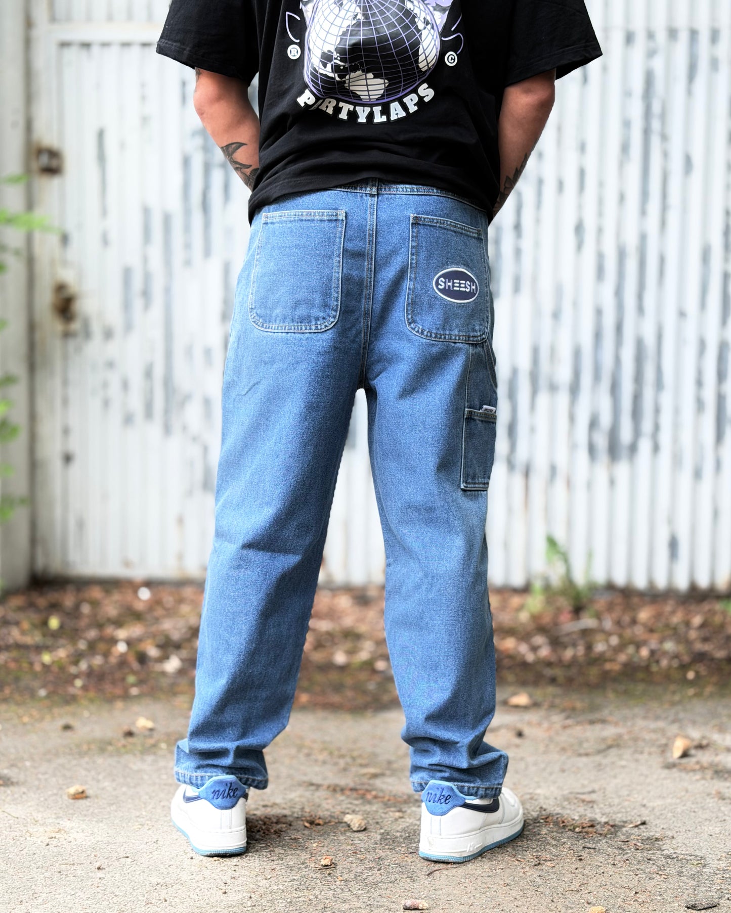 SHEESH STEeZE BAGGY PANTS I LIGHTBLUE - LIMITED STEeZE DROP #02