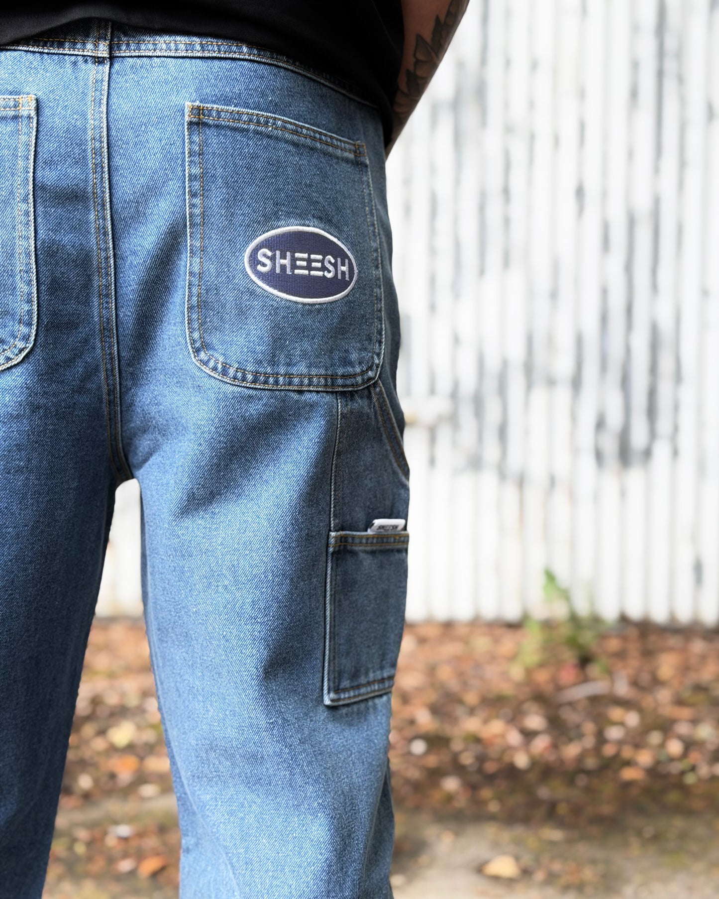 SHEESH STEeZE BAGGY PANTS I LIGHTBLUE - LIMITED STEeZE DROP #02