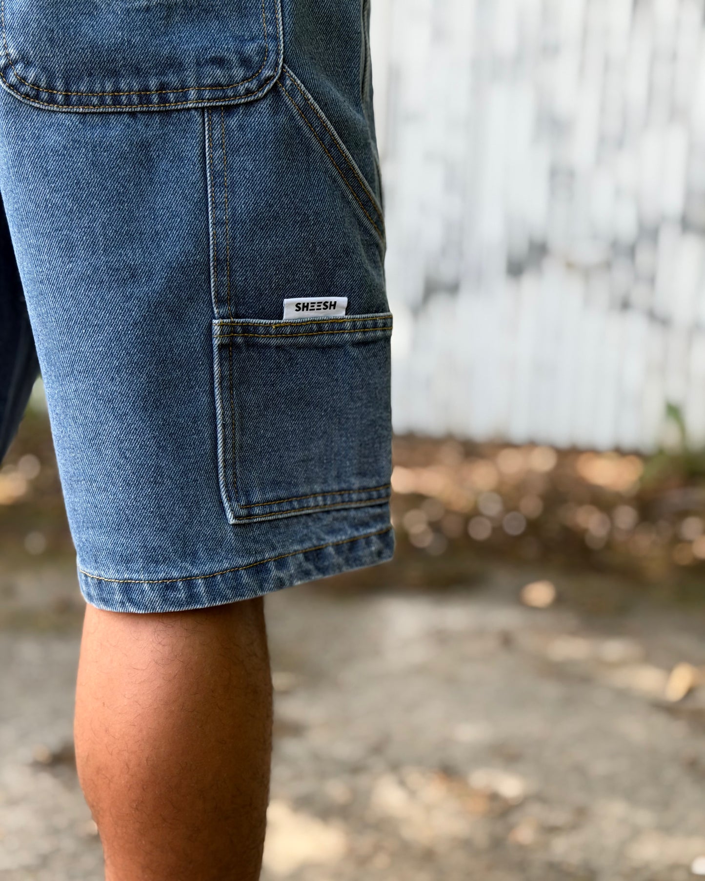 SHEESH STEeZE BAGGY SHORTS I LIGHTBLUE - LIMITED STEeZE DROP #02