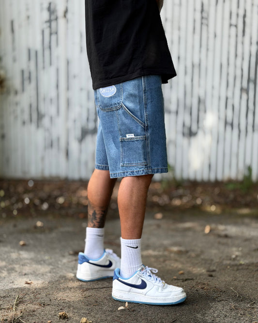 SHEESH STEeZE BAGGY SHORTS I LIGHTBLUE - LIMITED STEeZE DROP #02