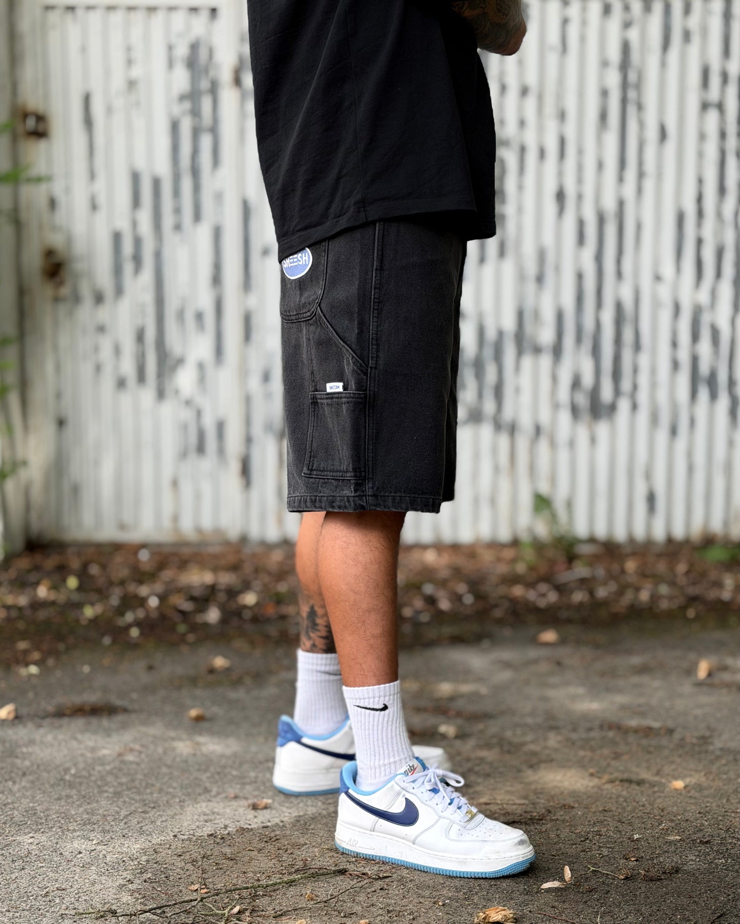 SHEESH STEeZE BAGGY SHORTS I BLACK - LIMITED STEeZE DROP #02