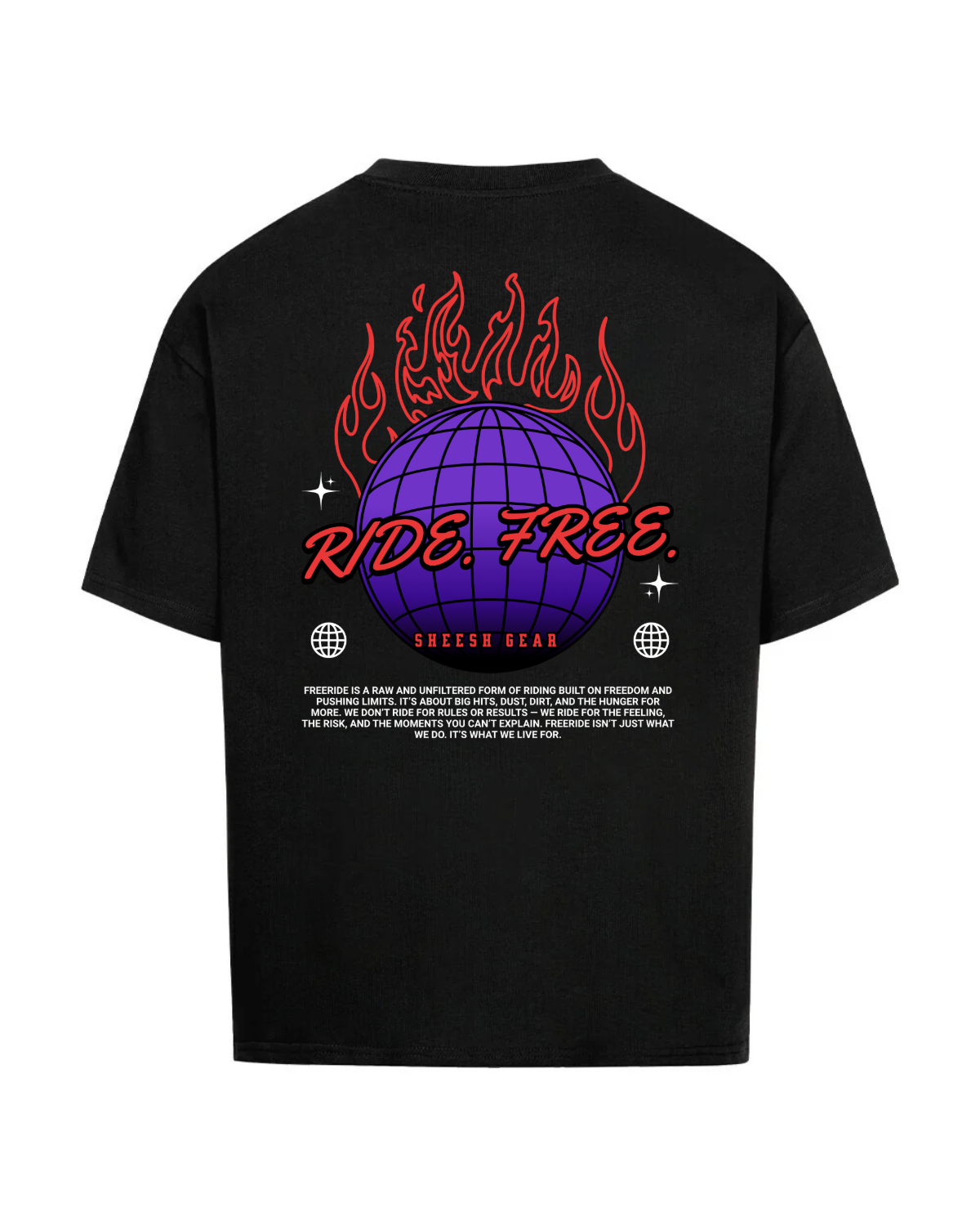 SHEESH "RIDE. FREE." TEE - LIMITED STEeZE DROP #02