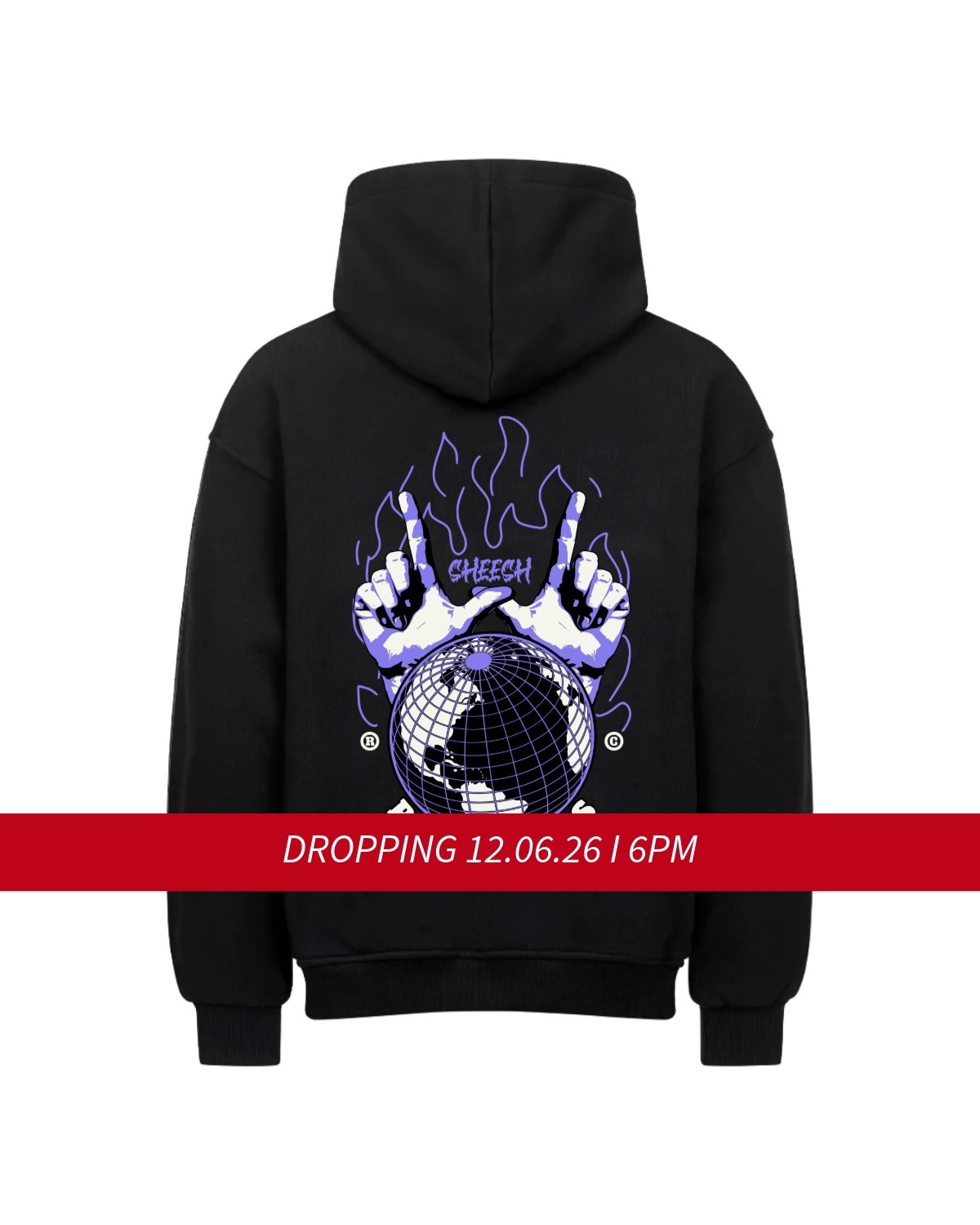 SHEESH STEeZE "PARTYLAPS" HOODIE- LIMITED STEeZE DROP #02