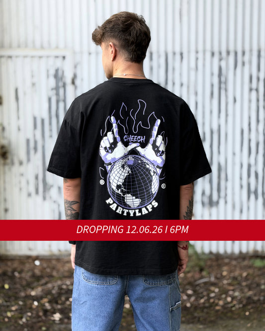 SHEESH "PARTYLAPS" TEE - LIMITED STEeZE DROP #02