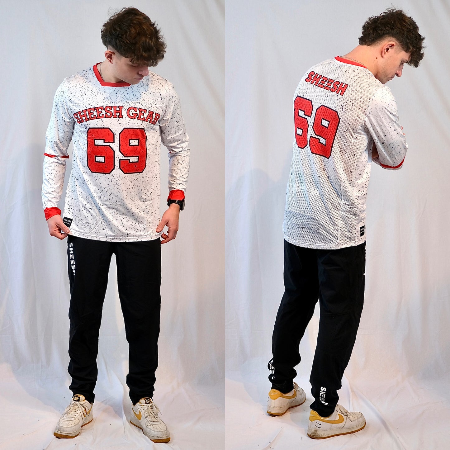SHEESH 69er Partylaps Jersey BloodWhite