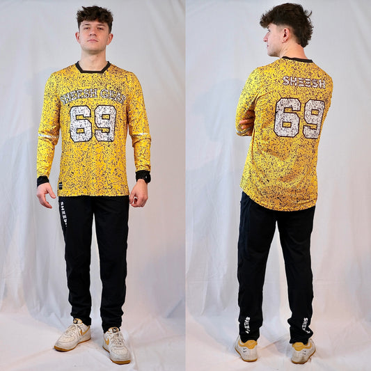 SHEESH 69er Partylaps Jersey Black&Yellow
