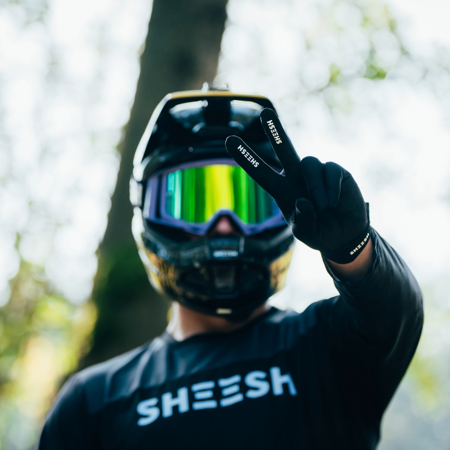 SHEESH 80's Partylaps Gloves blackbeauty